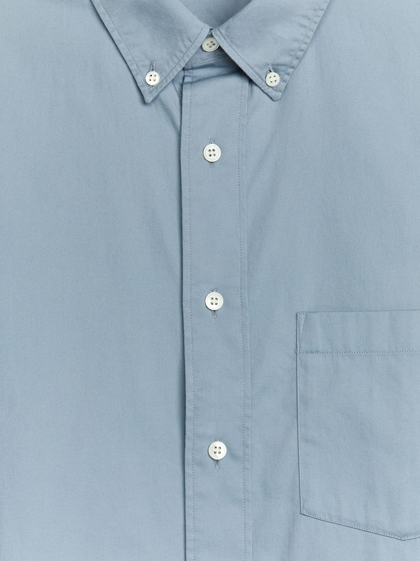 ARKET Hemd aus Baumwolltwill Blau