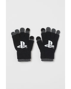 Gloves/fingerless Gloves Black/playstation