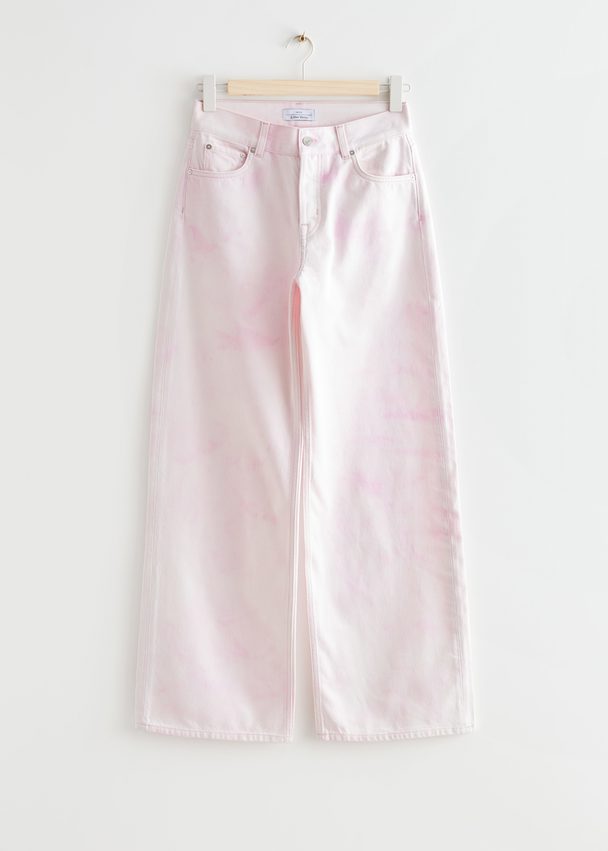 & Other Stories Ultimate Cut Jeans Light Pink