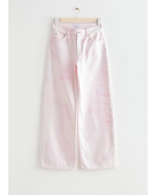 & Other Stories Ultimate Cut Jeans Light Pink