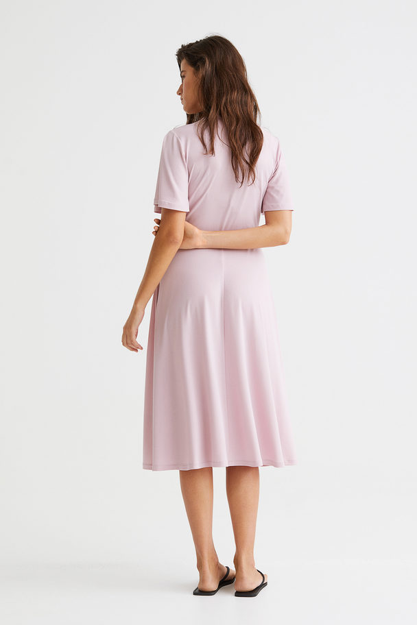 H&M Wrap Dress Light Pink