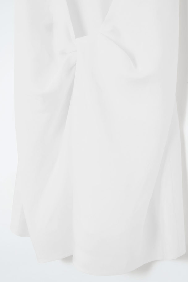 COS Twist-back Sleeveless Top White