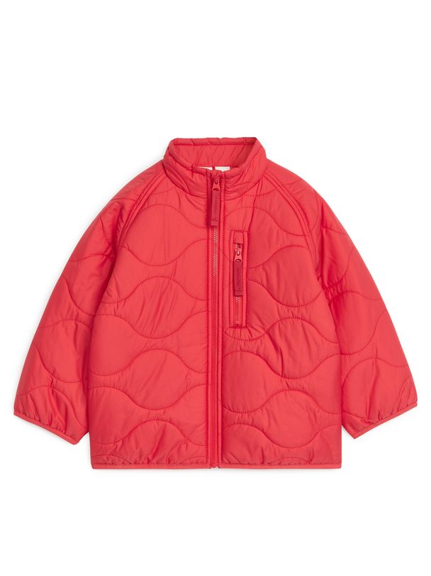 ARKET Quilted Jacket  Red