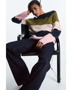 Relaxed-fit Knitted Jumper Multicoloured