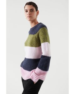 Relaxed-fit Knitted Jumper Multicoloured