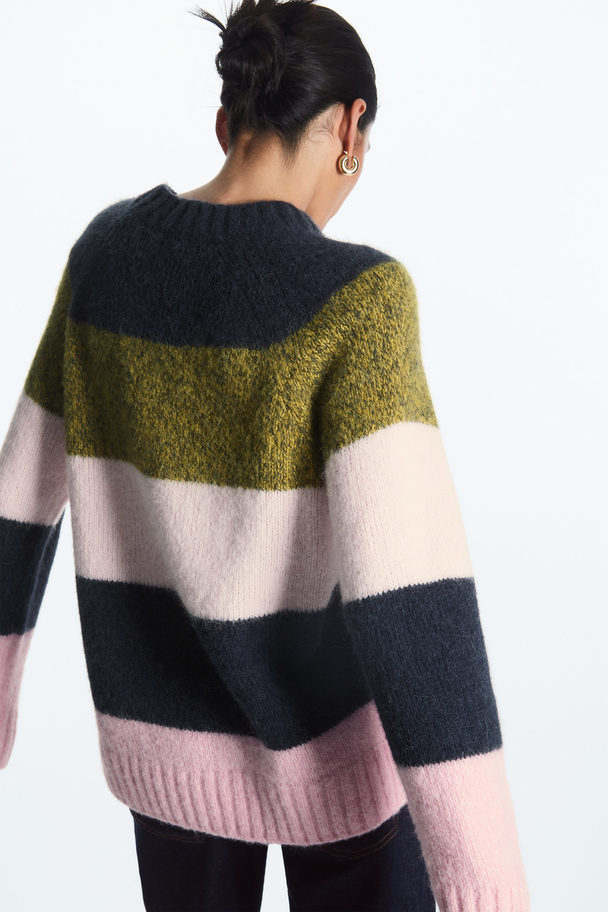 COS Relaxed-fit Knitted Jumper Multicoloured