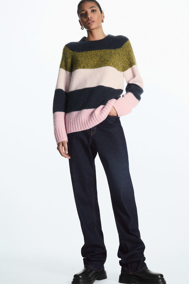 COS Relaxed-fit Knitted Jumper Multicoloured
