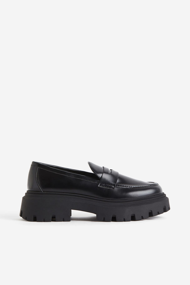 H&M Chunky Loafers Zwart
