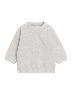 Fleece Sweatshirt Light Grey Melange