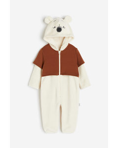 All-in-one Suit White/winnie The Pooh