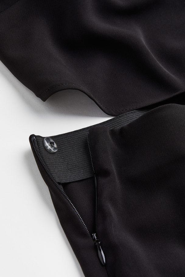 H&M Cut-out Jumpsuit Black