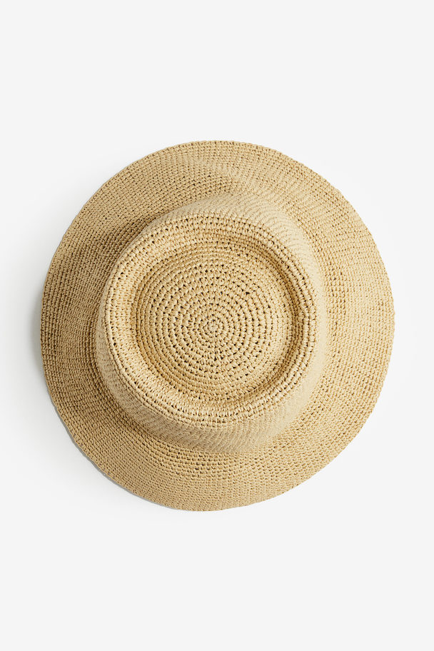 H&M Buckethat Van Stro Beige