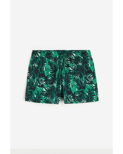 Borg Print Swim Shorts Bb Camo Jungle Green