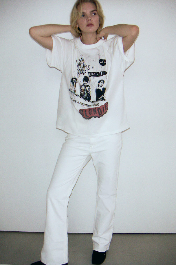 H&M Oversized T-shirt Met Print Roomwit/blondie