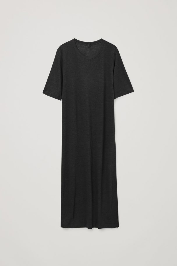 COS Linen Dress Black