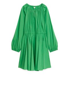 Lyocell A-line Dress Green