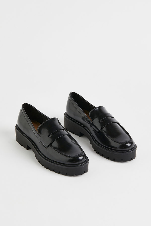 H&M Chunky Loafers Zwart