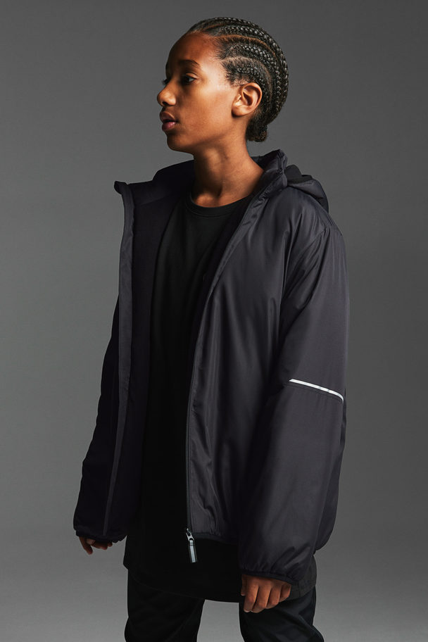 H&M ThermoMove™ Warme Sportjacke Schwarz