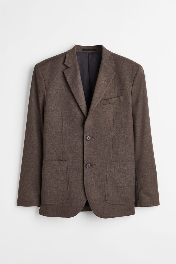 H&M Regular Fit Jacket Dark Brown