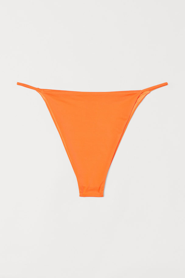 H&M H&m+ Brazilian Bikini Bottoms Orange