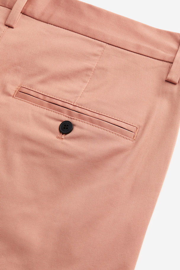H&M Regular Fit Chino Shorts Salmon Pink
