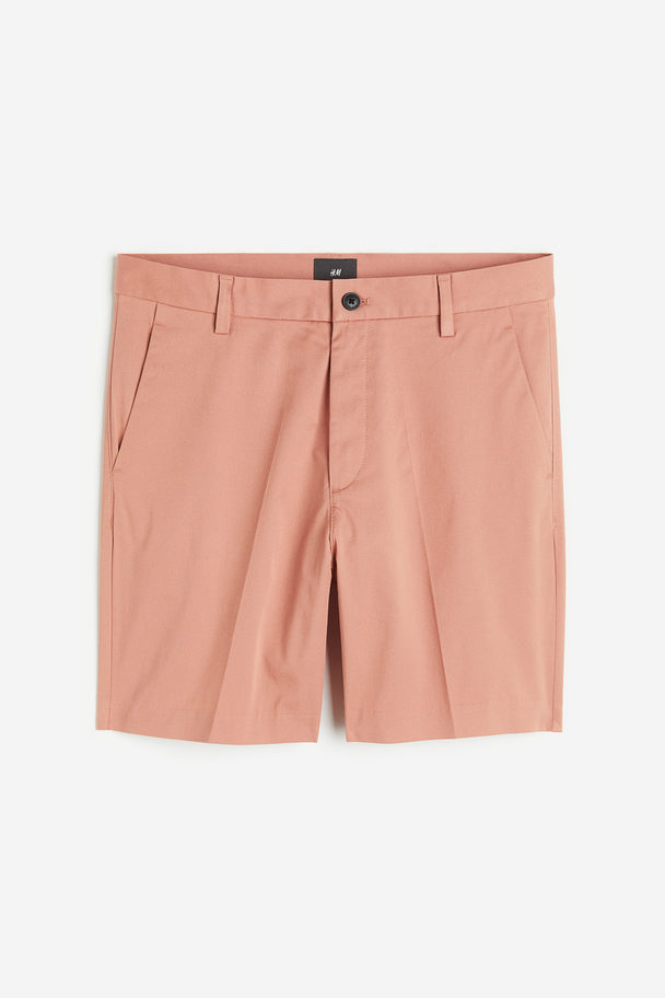 H&M Regular Fit Chino Shorts Salmon Pink