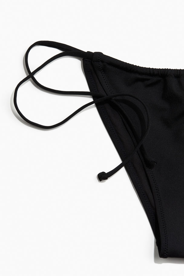 H&M Tanga Bikini Bottoms Black