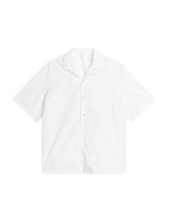 Leichtes Oxford-Hemd Weiß