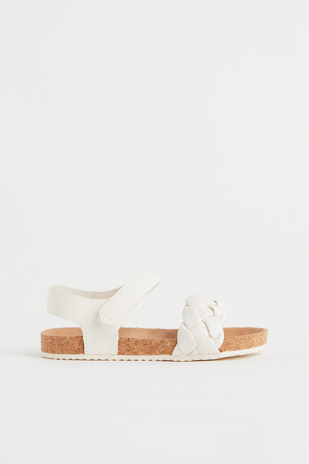 H&M Sandals Natural White