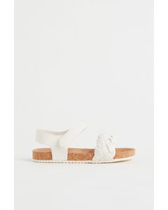 Sandals Natural White
