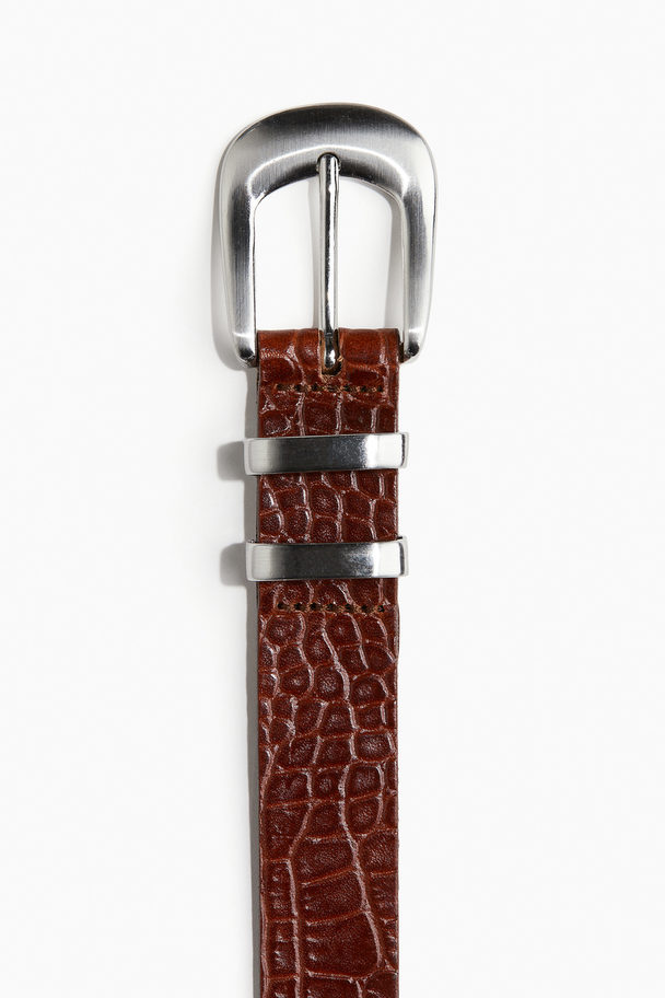 H&M Leather Belt Brown