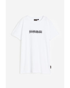 Box Kortärmad T-shirt White