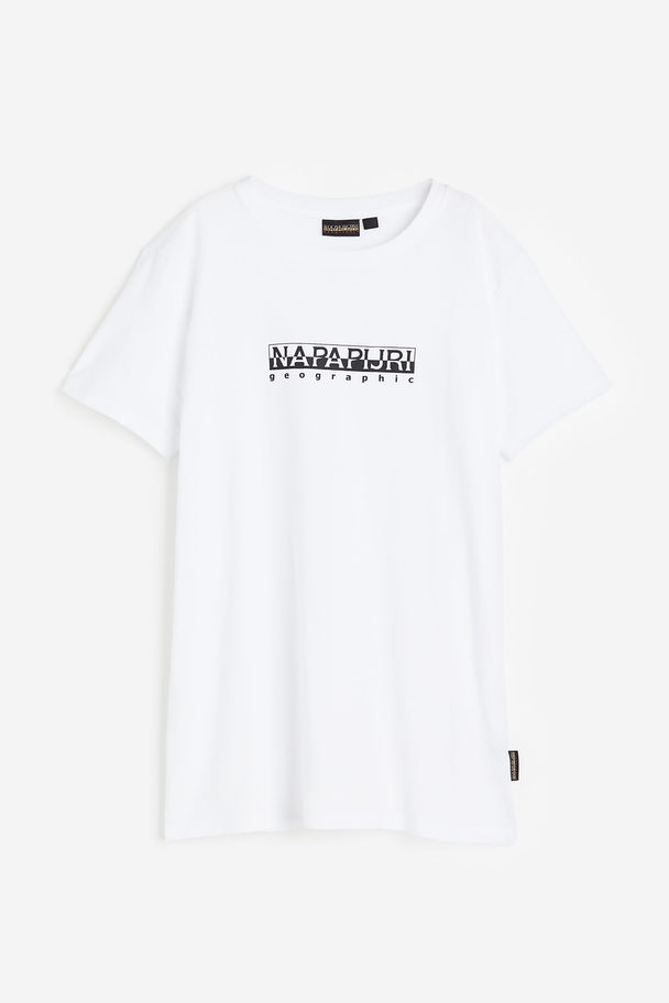 Napapijri Kurzarm-t-shirt Box White