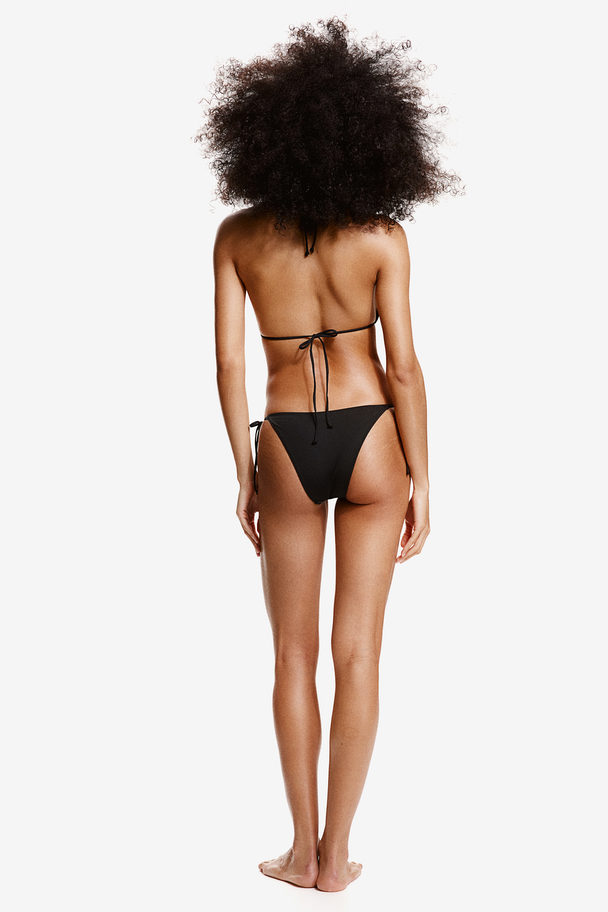 H&M Padded Triangle Bikini Top Black