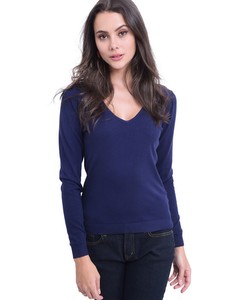 V-neck Sweater With Long Sleeves