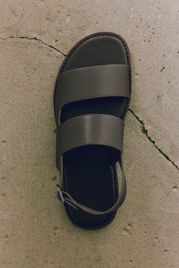 H&M Sandals Dark Brown