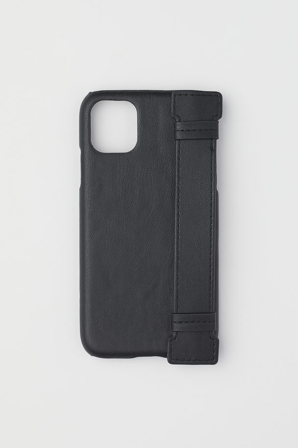H&M Hand-strap Smartphone Case Black