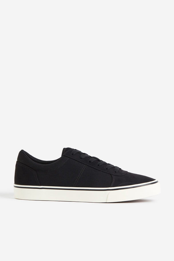 H&M Canvas Trainers Black