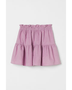 Flared Skirt Lilac Pink