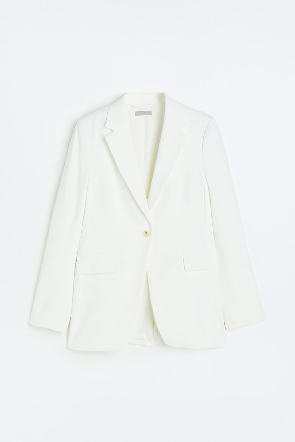 H&M Fitted Jacket White