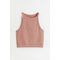 Seamless Top I Pointellejersey Gammelrosa