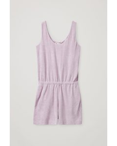 Terry Playsuit Lilac