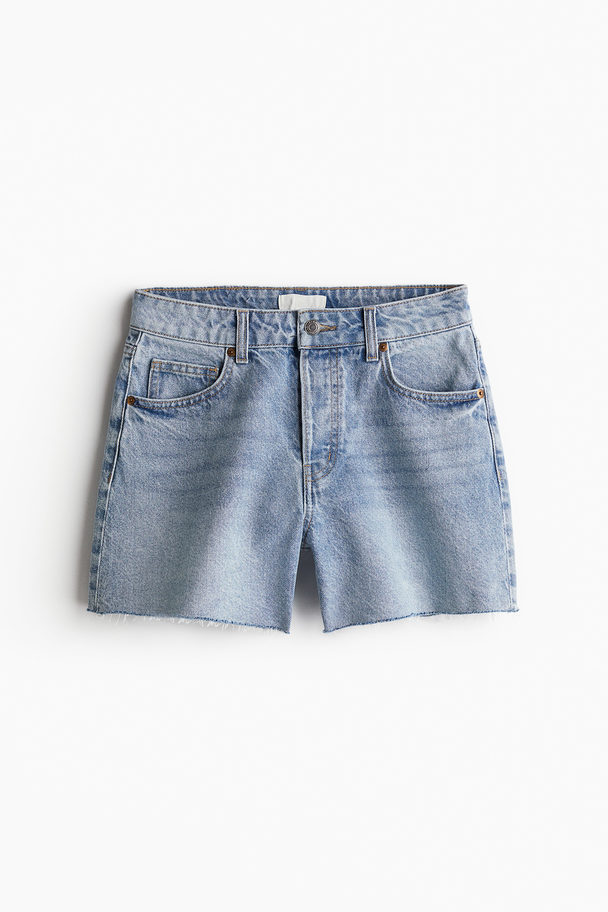 H&M Denim Shorts Denim Blue