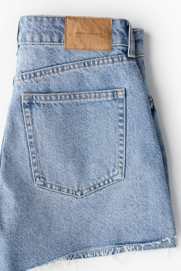 H&M Shorts I Denim Lys Denimblå