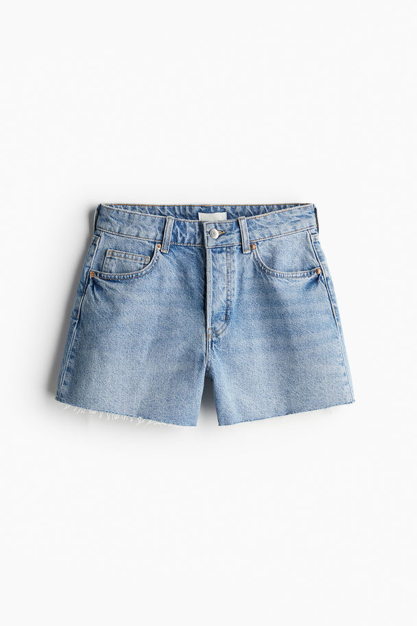 H&M Shorts I Denim Lys Denimblå