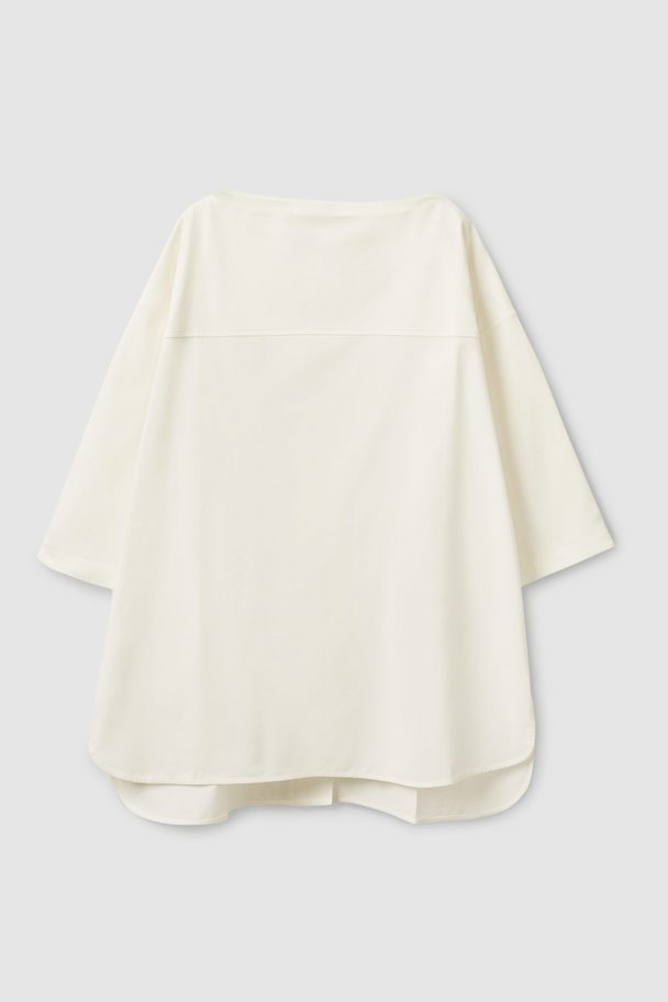COS Contrast Panel Top White