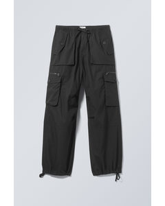 Lockere Cargohose Piper Schwarz