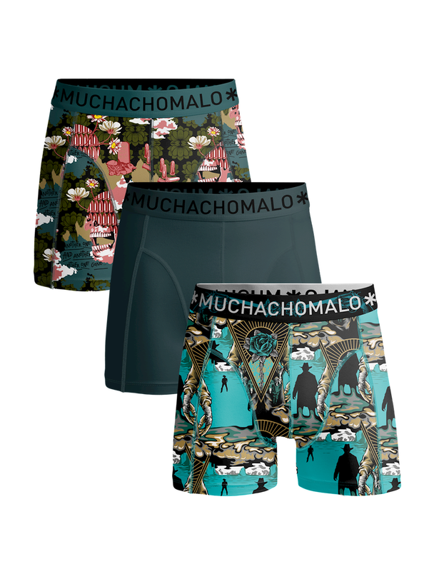 Muchachomalo 3er-Pack Boxershorts Herren - Weicher Bund - perfekte Qualität