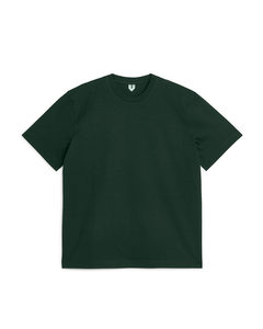 Tykk T-skjorte Mørkegrønn
