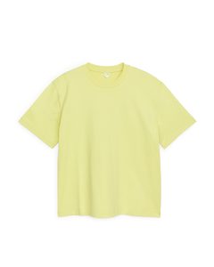 Oversized Heavyweight T-shirt Light Yellow